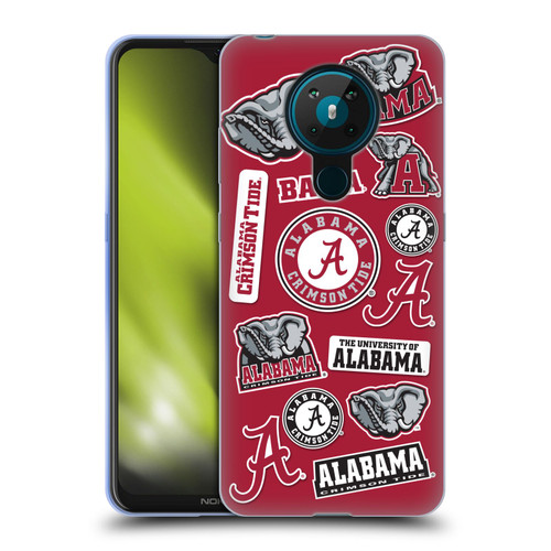 University Of Alabama UA The University Of Alabama Art Collage Soft Gel Case for Nokia 5.3