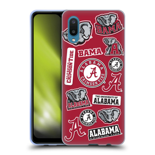 University Of Alabama UA The University Of Alabama Art Collage Soft Gel Case for Samsung Galaxy A02/M02 (2021)