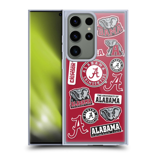 University Of Alabama UA The University Of Alabama Art Collage Soft Gel Case for Samsung Galaxy S23 Ultra 5G