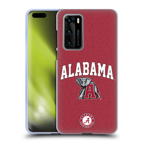 University Of Alabama UA The University Of Alabama Campus Logotype Soft Gel Case for Huawei P40 5G