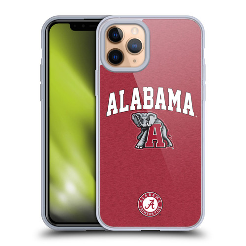 University Of Alabama UA The University Of Alabama Campus Logotype Soft Gel Case for Apple iPhone 11 Pro