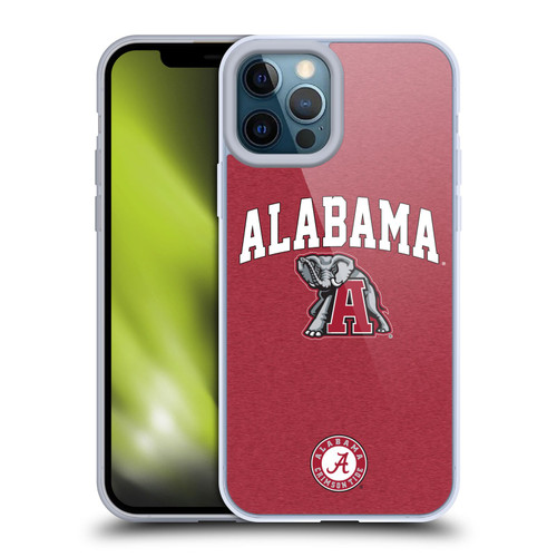 University Of Alabama UA The University Of Alabama Campus Logotype Soft Gel Case for Apple iPhone 12 Pro Max