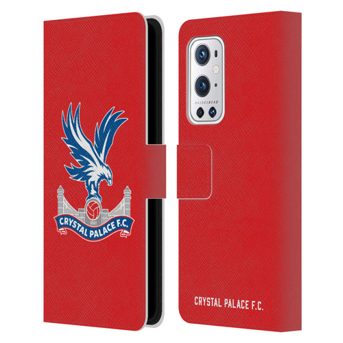 Crystal Palace FC Crest Eagle Leather Book Wallet Case Cover For OnePlus 9 Pro