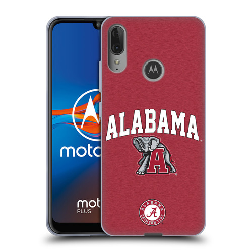 University Of Alabama UA The University Of Alabama Campus Logotype Soft Gel Case for Motorola Moto E6 Plus