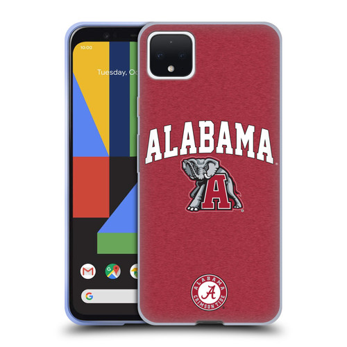 University Of Alabama UA The University Of Alabama Campus Logotype Soft Gel Case for Google Pixel 4 XL
