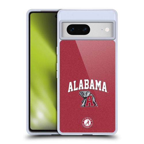 University Of Alabama UA The University Of Alabama Campus Logotype Soft Gel Case for Google Pixel 7