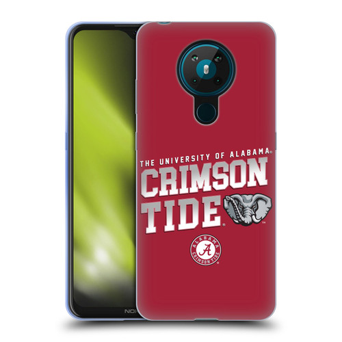 University Of Alabama UA The University Of Alabama Crimson Tide Soft Gel Case for Nokia 5.3