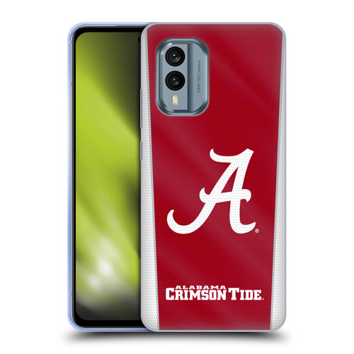 University Of Alabama UA The University Of Alabama Banner Soft Gel Case for Nokia X30