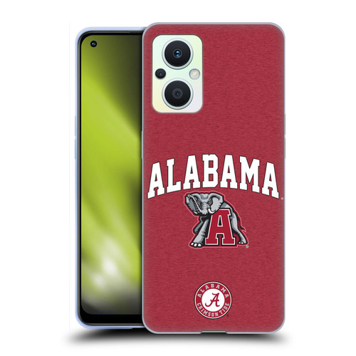 University Of Alabama UA The University Of Alabama Campus Logotype Soft Gel Case for OPPO Reno8 Lite