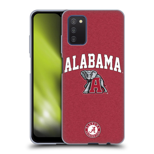 University Of Alabama UA The University Of Alabama Campus Logotype Soft Gel Case for Samsung Galaxy A03s (2021)