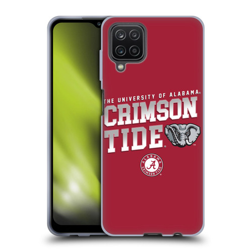 University Of Alabama UA The University Of Alabama Crimson Tide Soft Gel Case for Samsung Galaxy A12 (2020)