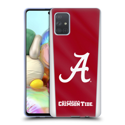 University Of Alabama UA The University Of Alabama Banner Soft Gel Case for Samsung Galaxy A71 (2019)