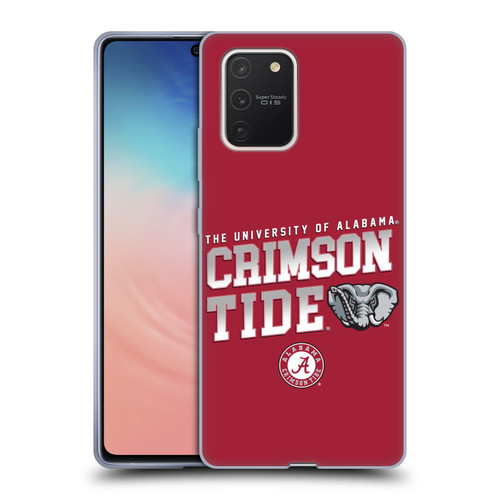 University Of Alabama UA The University Of Alabama Crimson Tide Soft Gel Case for Samsung Galaxy S10 Lite