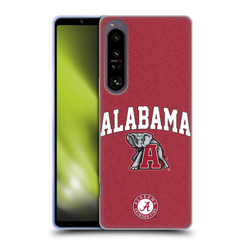 University Of Alabama UA The University Of Alabama Campus Logotype Soft Gel Case for Sony Xperia 1 IV