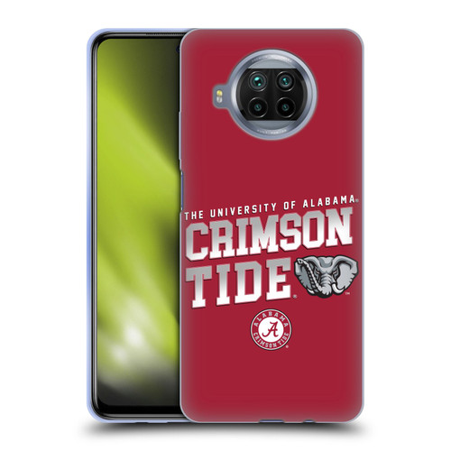 University Of Alabama UA The University Of Alabama Crimson Tide Soft Gel Case for Xiaomi Mi 10T Lite 5G