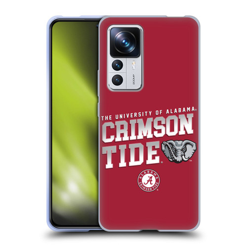 University Of Alabama UA The University Of Alabama Crimson Tide Soft Gel Case for Xiaomi 12T Pro