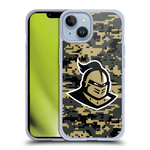 University Of Central Florida UCF University Of Central Florida Digital Camouflage Soft Gel Case for Apple iPhone 14