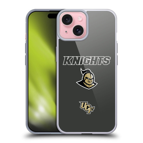 University Of Central Florida UCF University Of Central Florida Logo Soft Gel Case for Apple iPhone 15