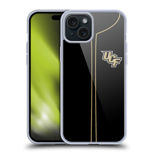 University Of Central Florida UCF University Of Central Florida Baseball Jersey Soft Gel Case for Apple iPhone 15 Plus