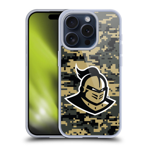 University Of Central Florida UCF University Of Central Florida Digital Camouflage Soft Gel Case for Apple iPhone 15 Pro