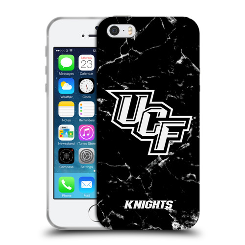 University Of Central Florida UCF University Of Central Florida Black And White Marble Soft Gel Case for Apple iPhone 5 / 5s / iPhone SE 2016