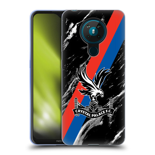 Crystal Palace FC Crest Black Marble Soft Gel Case for Nokia 5.3