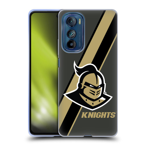 University Of Central Florida UCF University Of Central Florida Stripes Soft Gel Case for Motorola Edge 30