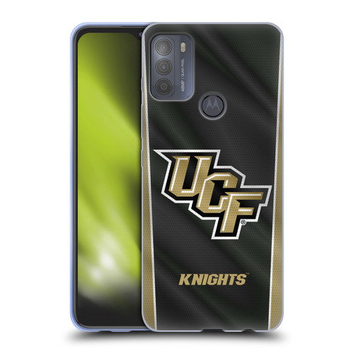 University Of Central Florida UCF University Of Central Florida Banner Soft Gel Case for Motorola Moto G50