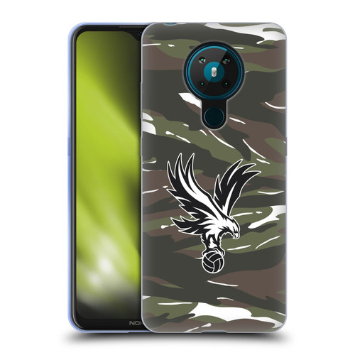 Crystal Palace FC Crest Woodland Camouflage Soft Gel Case for Nokia 5.3