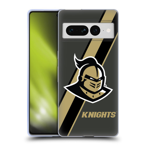 University Of Central Florida UCF University Of Central Florida Stripes Soft Gel Case for Google Pixel 7 Pro