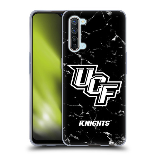 University Of Central Florida UCF University Of Central Florida Black And White Marble Soft Gel Case for OPPO Find X2 Lite 5G