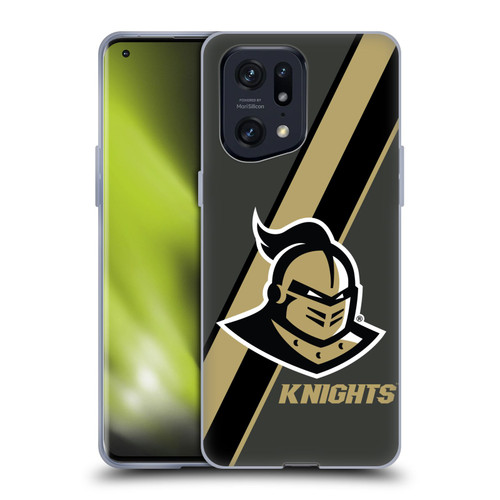 University Of Central Florida UCF University Of Central Florida Stripes Soft Gel Case for OPPO Find X5 Pro