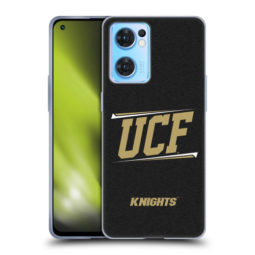 University Of Central Florida UCF University Of Central Florida Double Bar Soft Gel Case for OPPO Reno7 5G / Find X5 Lite