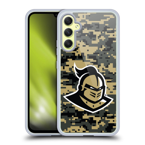 University Of Central Florida UCF University Of Central Florida Digital Camouflage Soft Gel Case for Samsung Galaxy A34 5G