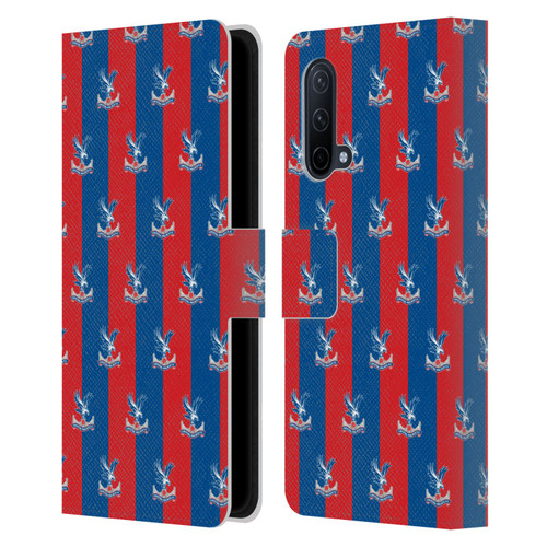 Crystal Palace FC Crest Pattern Leather Book Wallet Case Cover For OnePlus Nord CE 5G