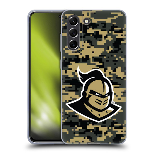 University Of Central Florida UCF University Of Central Florida Digital Camouflage Soft Gel Case for Samsung Galaxy S21 FE 5G