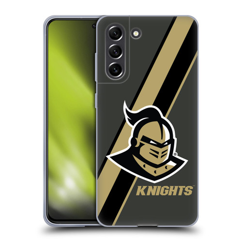 University Of Central Florida UCF University Of Central Florida Stripes Soft Gel Case for Samsung Galaxy S21 FE 5G