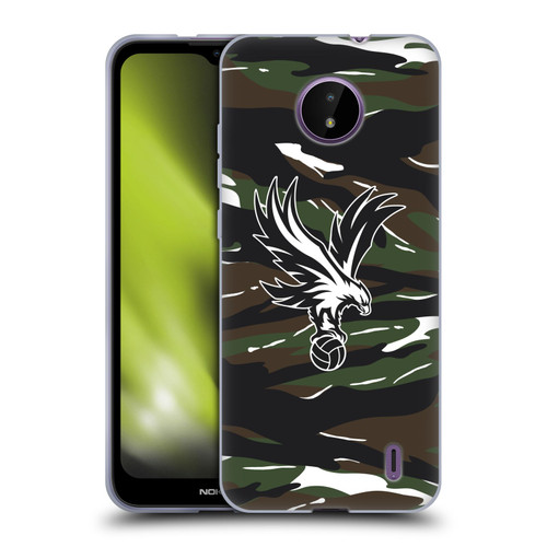 Crystal Palace FC Crest Woodland Camouflage Soft Gel Case for Nokia C10 / C20