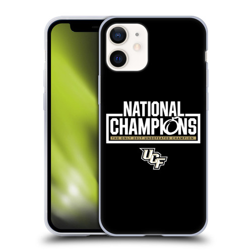 University Of Central Florida UCF 2 National Champions 1 Soft Gel Case for Apple iPhone 12 Mini