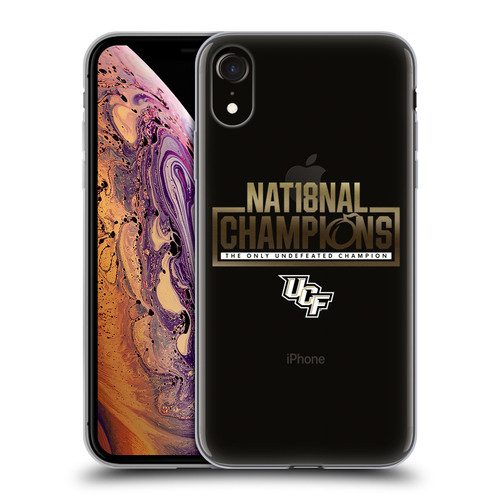 University Of Central Florida UCF 2 National Champions 3 Soft Gel Case for Apple iPhone XR