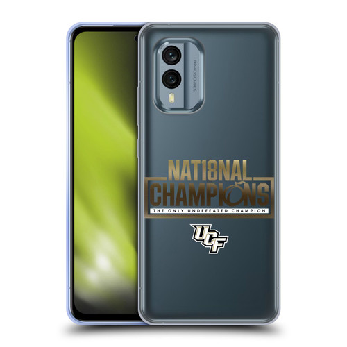 University Of Central Florida UCF 2 National Champions 3 Soft Gel Case for Nokia X30
