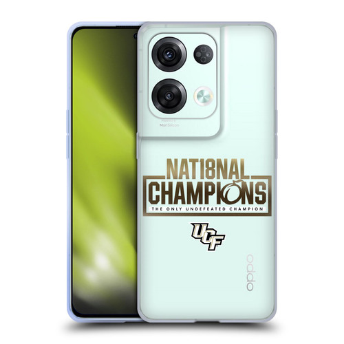 University Of Central Florida UCF 2 National Champions 3 Soft Gel Case for OPPO Reno8 Pro