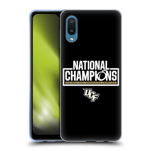 University Of Central Florida UCF 2 National Champions 1 Soft Gel Case for Samsung Galaxy A02/M02 (2021)