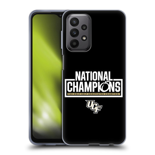 University Of Central Florida UCF 2 National Champions 1 Soft Gel Case for Samsung Galaxy A23 / 5G (2022)