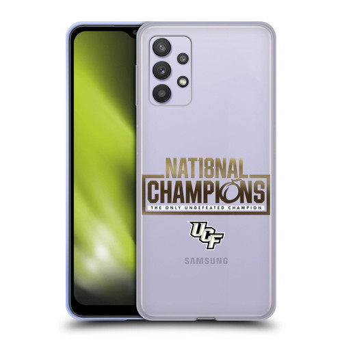 University Of Central Florida UCF 2 National Champions 3 Soft Gel Case for Samsung Galaxy A32 5G / M32 5G (2021)