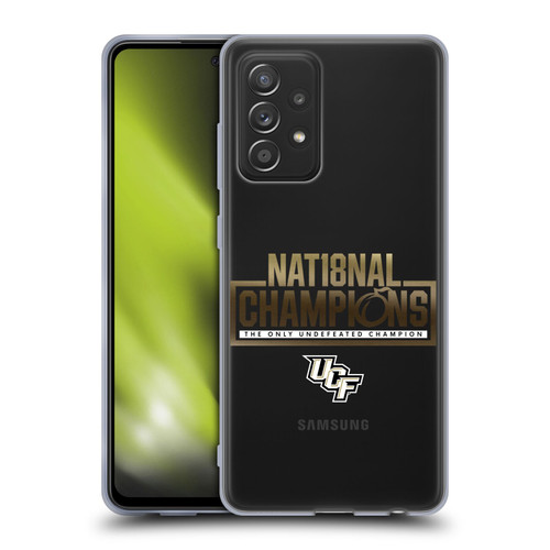 University Of Central Florida UCF 2 National Champions 3 Soft Gel Case for Samsung Galaxy A52 / A52s / 5G (2021)