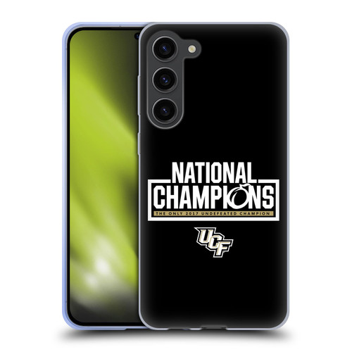 University Of Central Florida UCF 2 National Champions 1 Soft Gel Case for Samsung Galaxy S23+ 5G