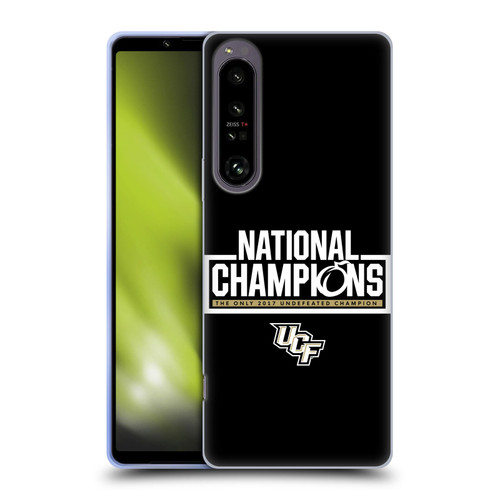 University Of Central Florida UCF 2 National Champions 1 Soft Gel Case for Sony Xperia 1 IV