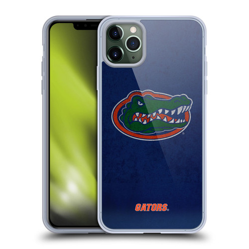 University Of Florida UF University Of Florida Distressed Look Soft Gel Case for Apple iPhone 11 Pro Max