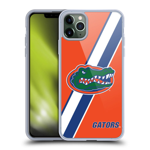 University Of Florida UF University Of Florida Stripes Soft Gel Case for Apple iPhone 11 Pro Max